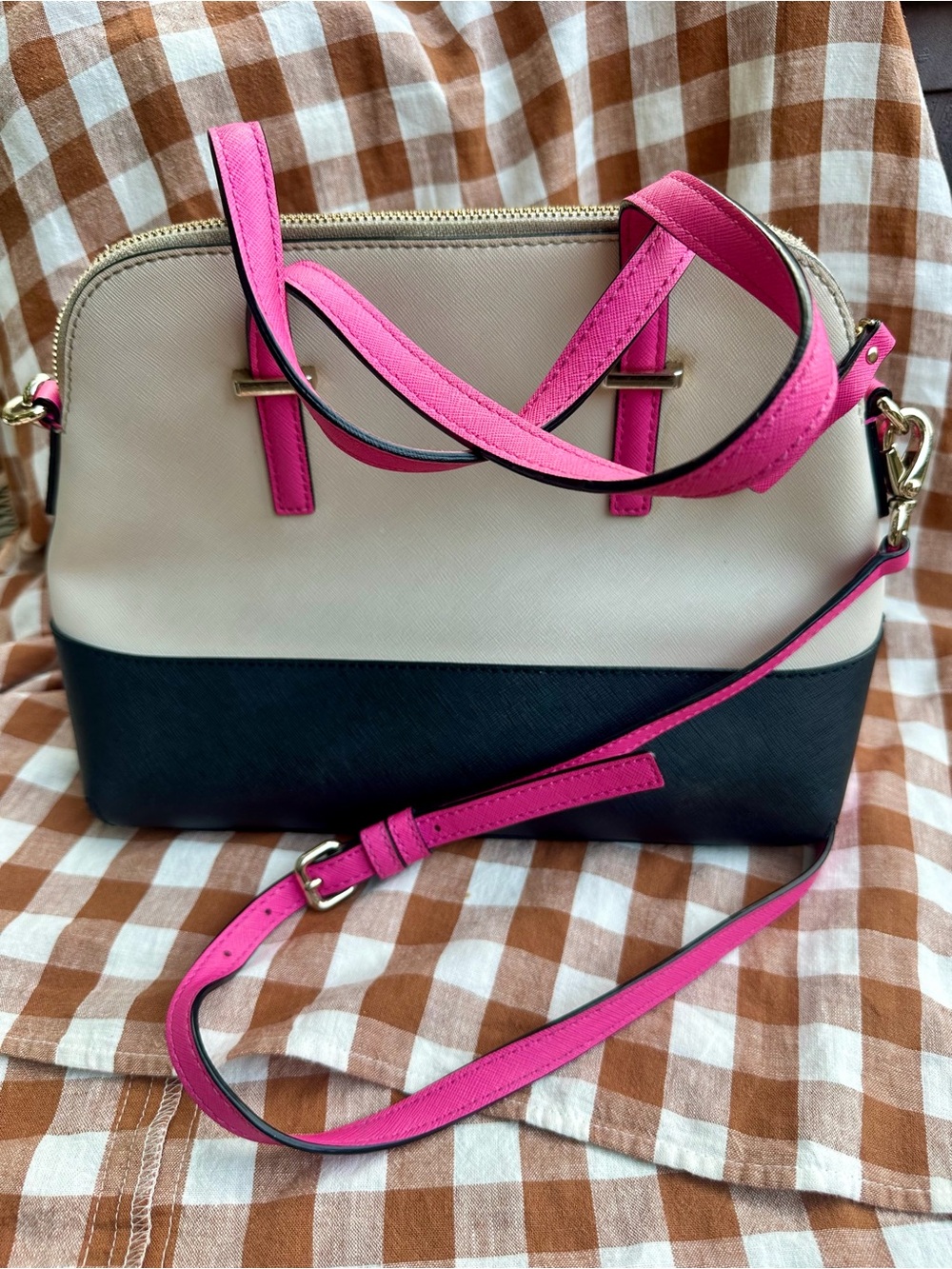 Kate Spade New York Colorblock Satchel & Matching Zip Wallet Set - Picture 8 of 8